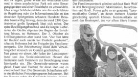 "Schaafheimer Zeitung" vom 10.10.2013